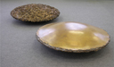 Meteor I und II, Bronze je ca. 86 x 86 x 27 cm
